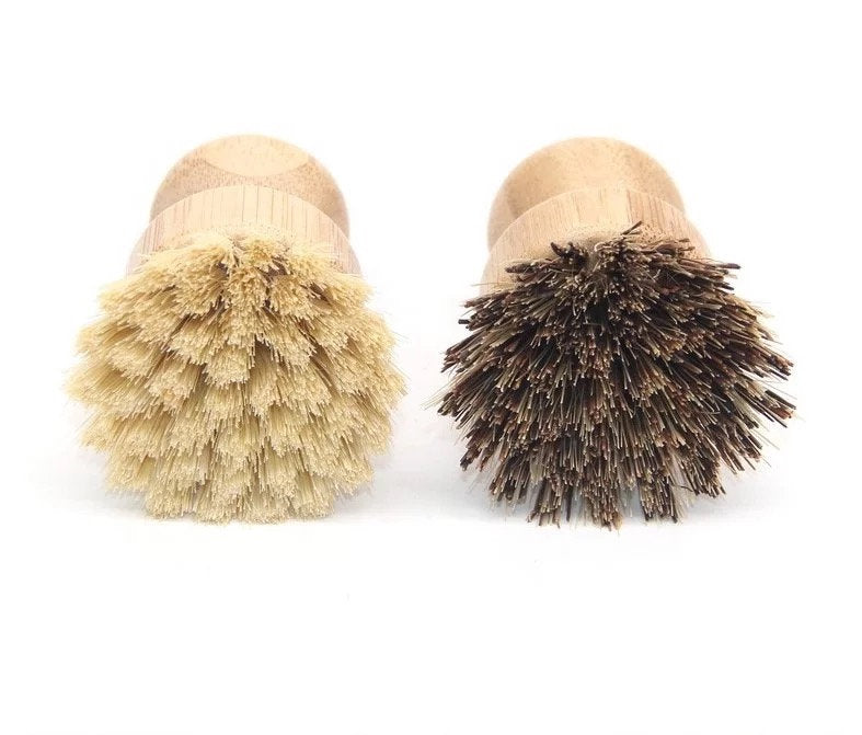 Bamboo Pot Scrubber - Zero Waste Dish Brush