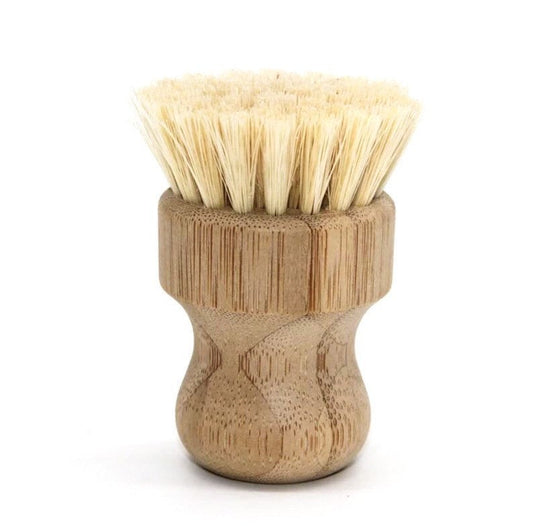 Bamboo Pot Scrubber - Zero Waste Dish Brush