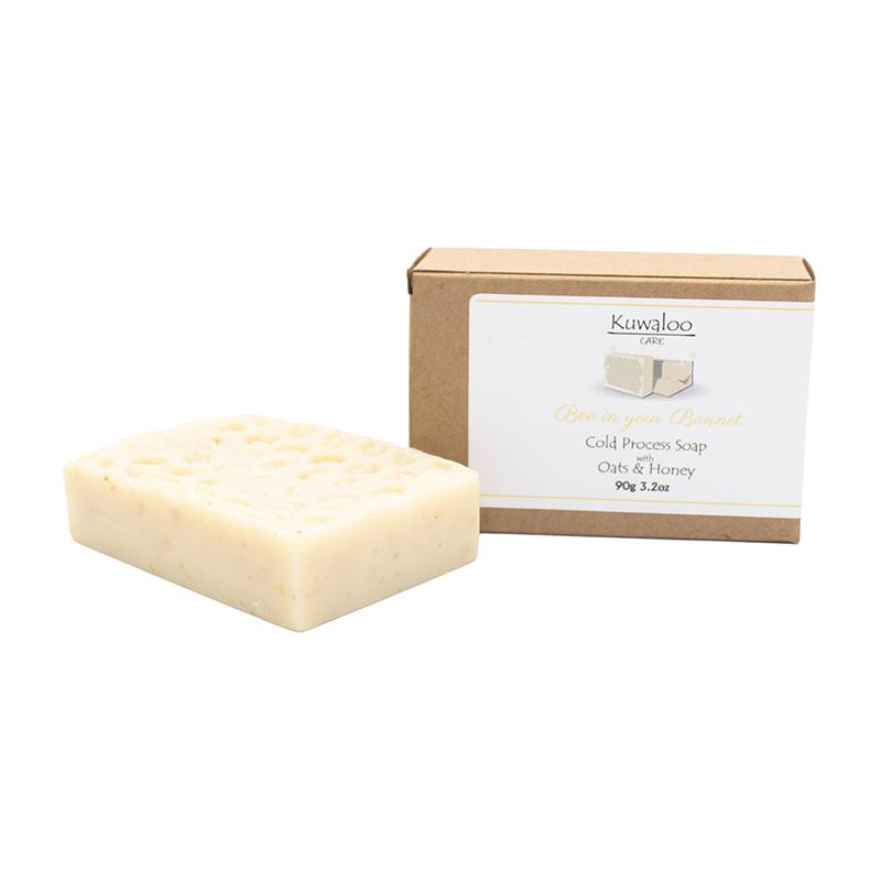 'Bee in your bonnet' Organic Soap 90g - Oats & Honey