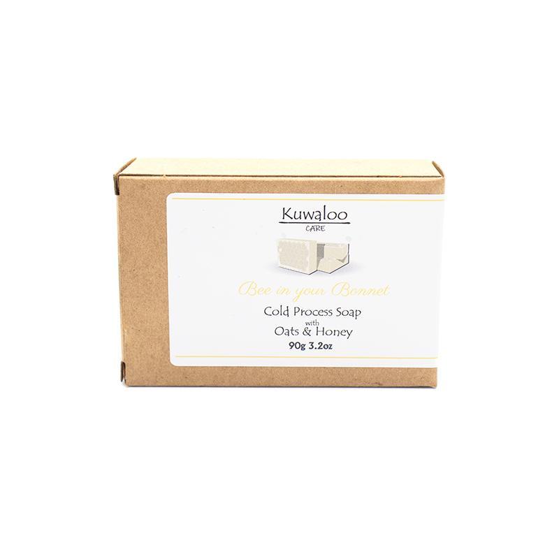 'Bee in your bonnet' Organic Soap 90g - Oats & Honey